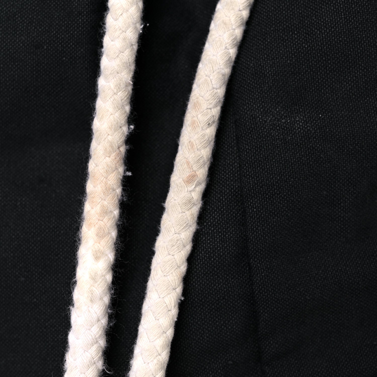 Chanel Canvas Drawstring Backpack Black White 14 of 17