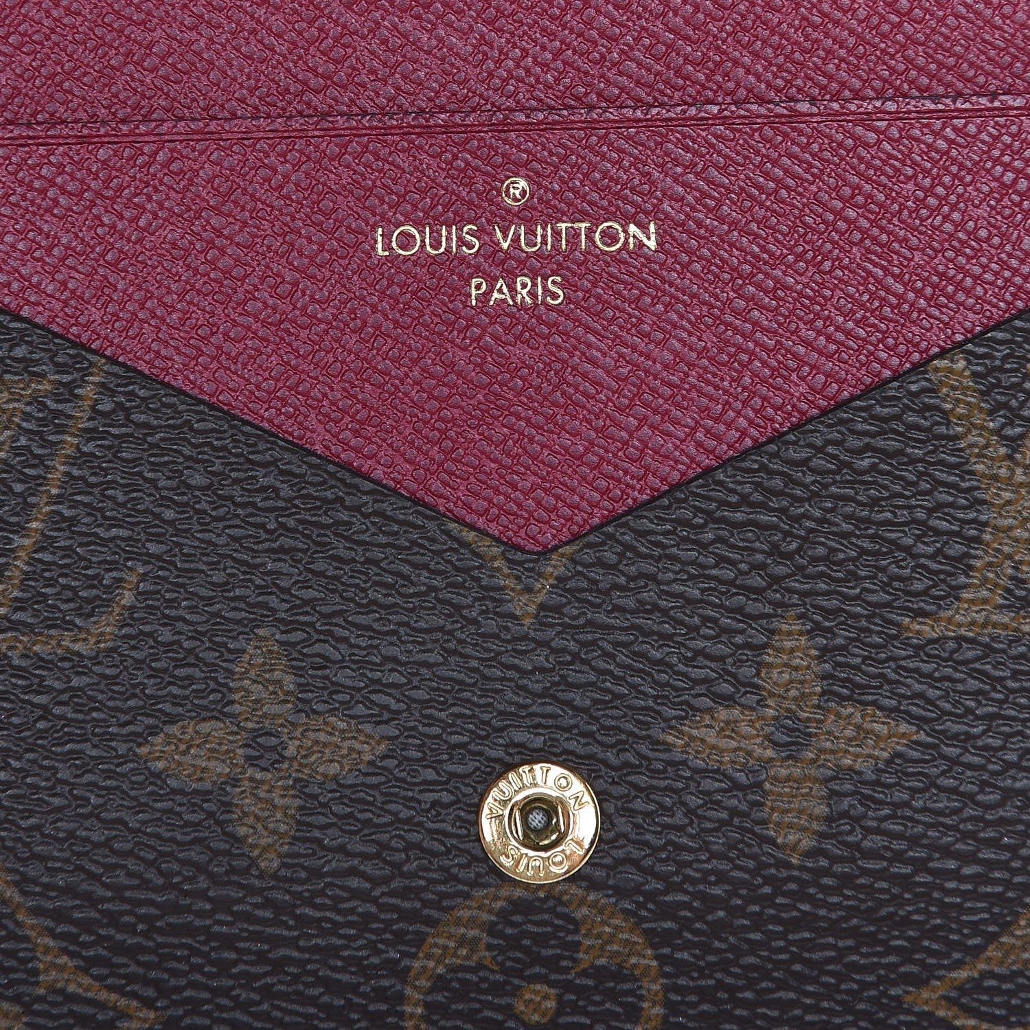 Louis Vuitton Monogram Jeanne Wallet Fuchsia 7 of 8