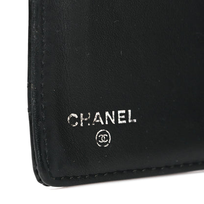 Chanel Patent Quilted Brilliant Yen Wallet Black 6 of 10