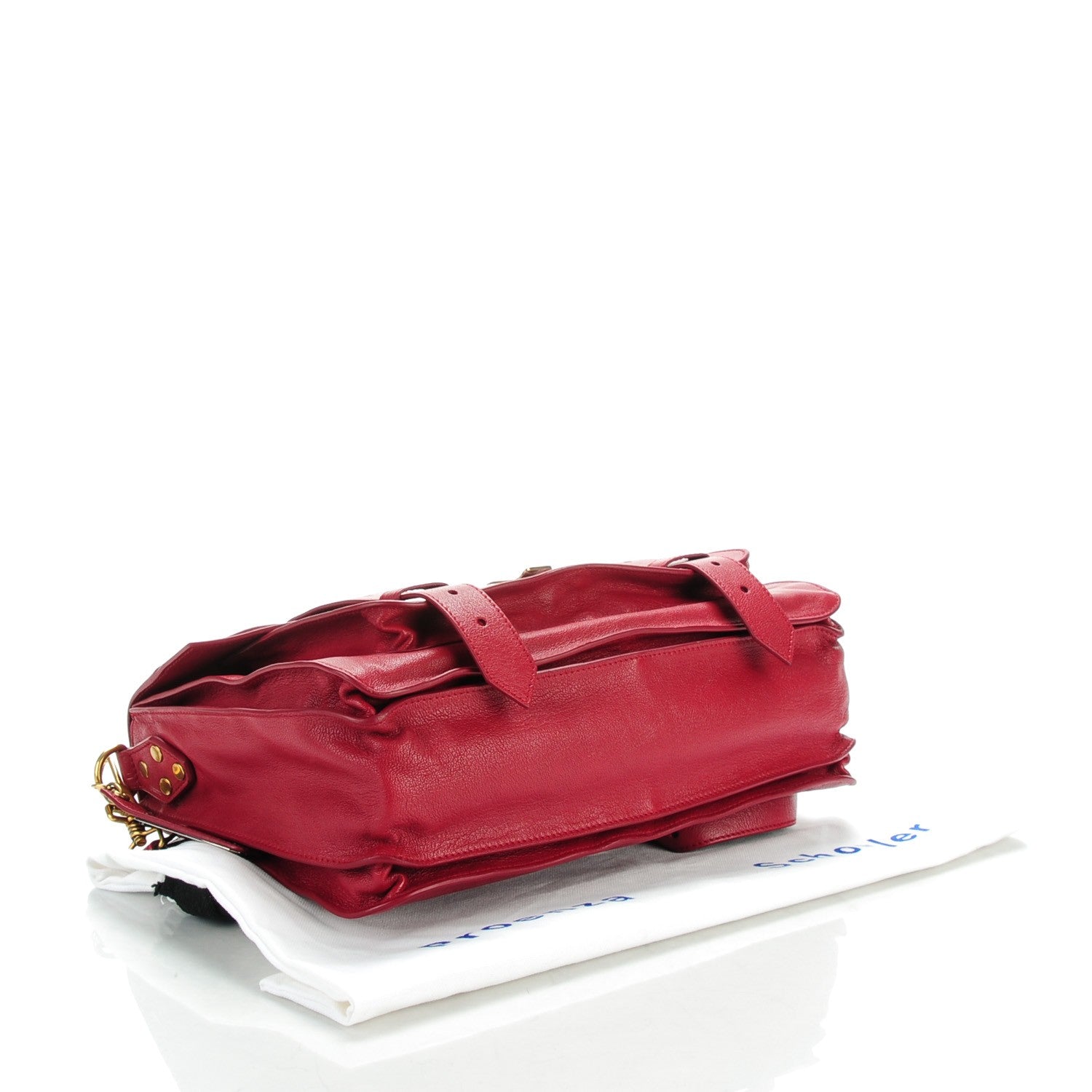 Proenza Schouler Lambskin Medium PS1 Satchel Chianti 4 of 8