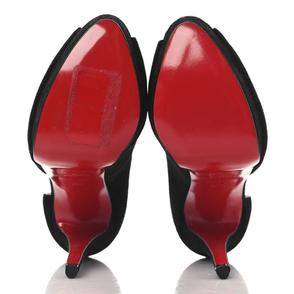 Christian Louboutin Veau Velours Verita 150 Pumps 37.5 Black 6 of 8