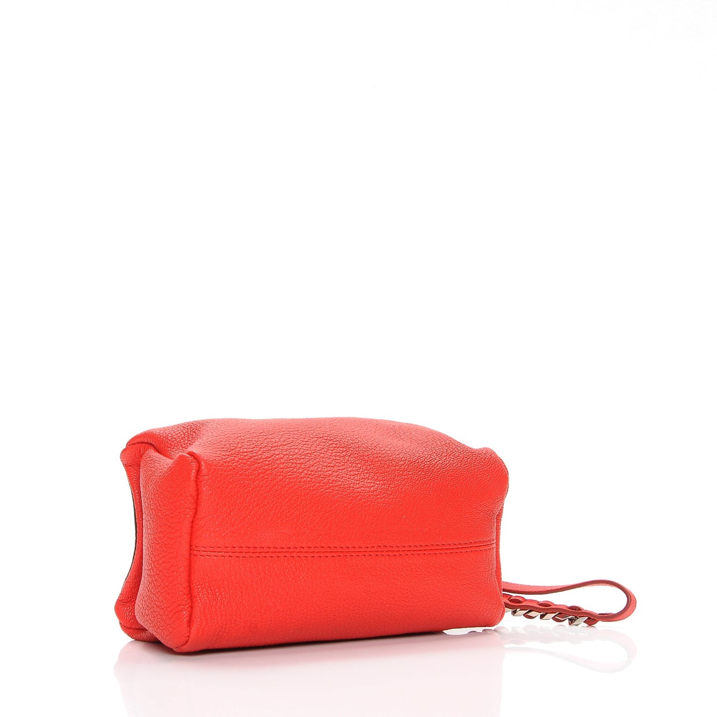 Sugar Goatskin Pandora Wristlet Medium Red