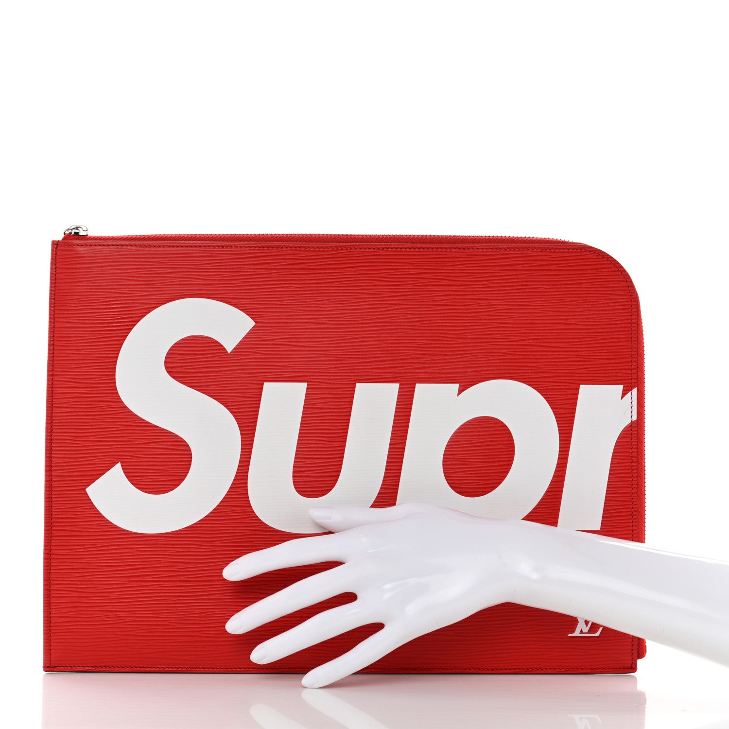Louis Vuitton X SUPREME Epi Pochette Jour GM Red 2 of 12