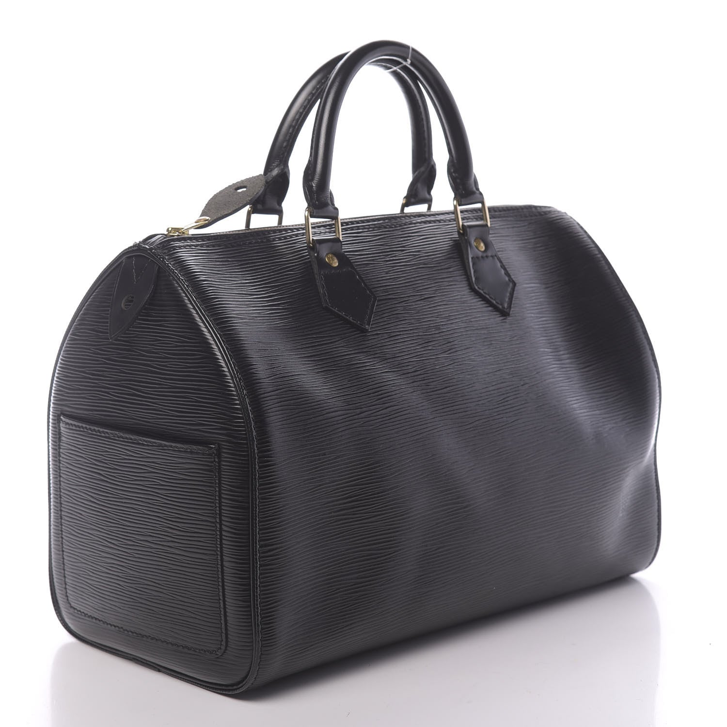 Louis Vuitton Epi Speedy 30 Black 3 of 10