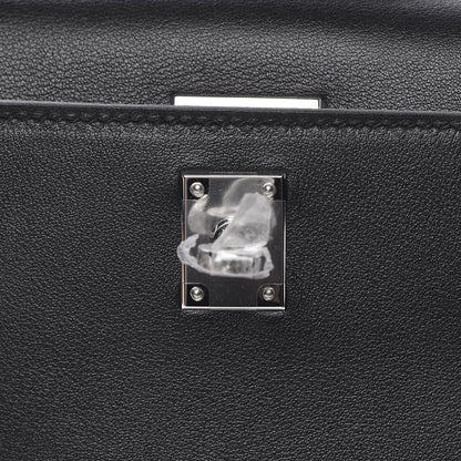 Hermes Swift Kelly Pochette Clutch Black 11 of 25
