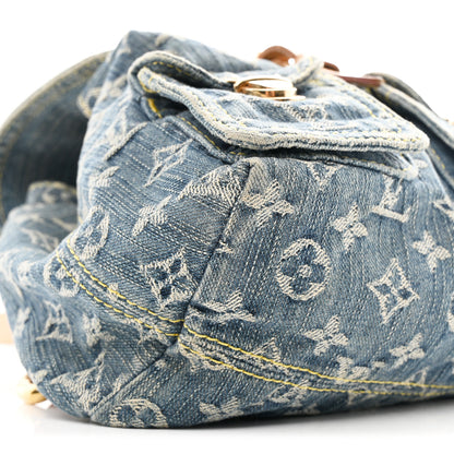 Louis Vuitton Denim Sac a Dos Backpack PM Blue 8 of 9