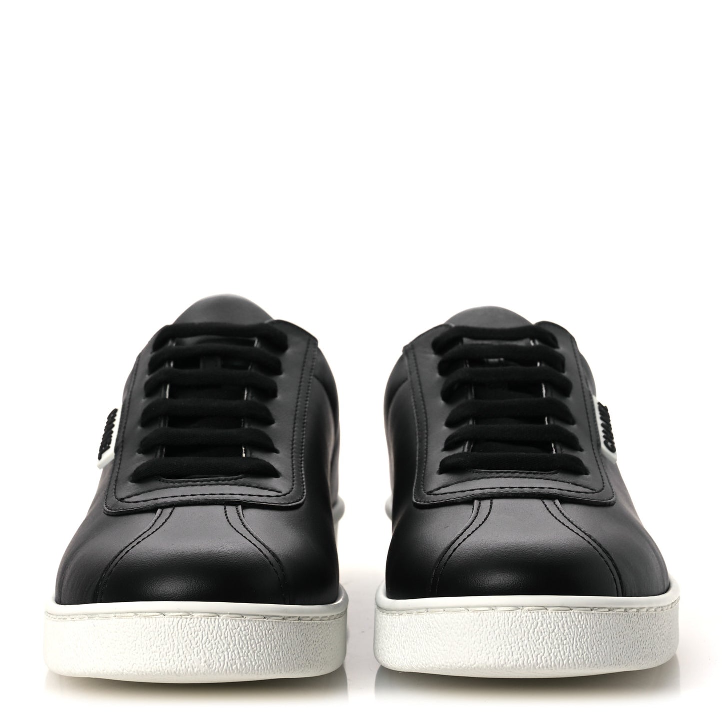 Calfskin CC Womens Uniform Sneakers 41 Black