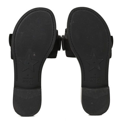 Christian Dior Technical Stretch Fabric Camouflage Dio(r)evolution Slide Sandals 36 Black Military 7 of 11