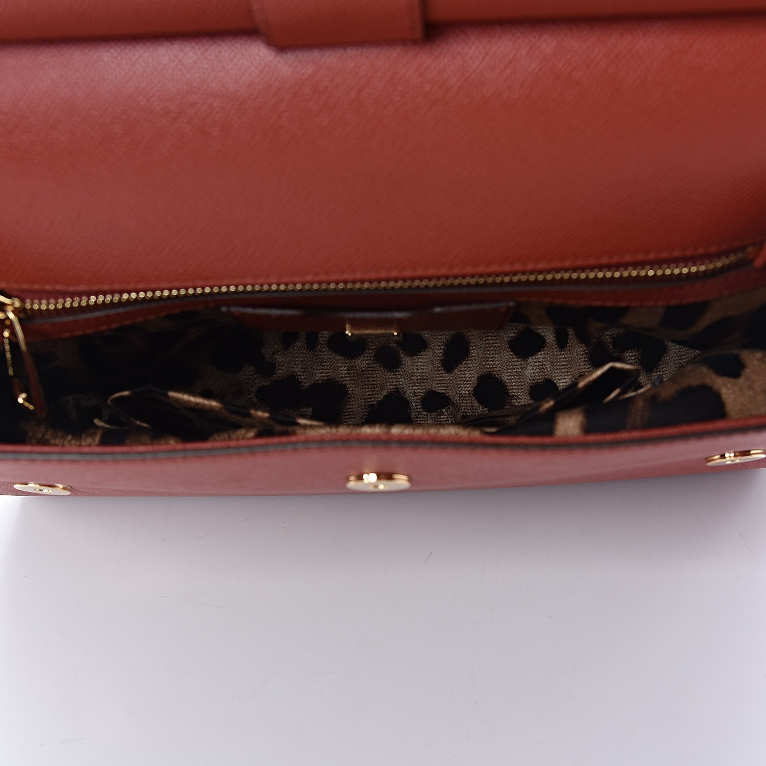 Dolce & Gabbana Dauphine Large Miss Sicily Satchel Dark Orange 5 of 10
