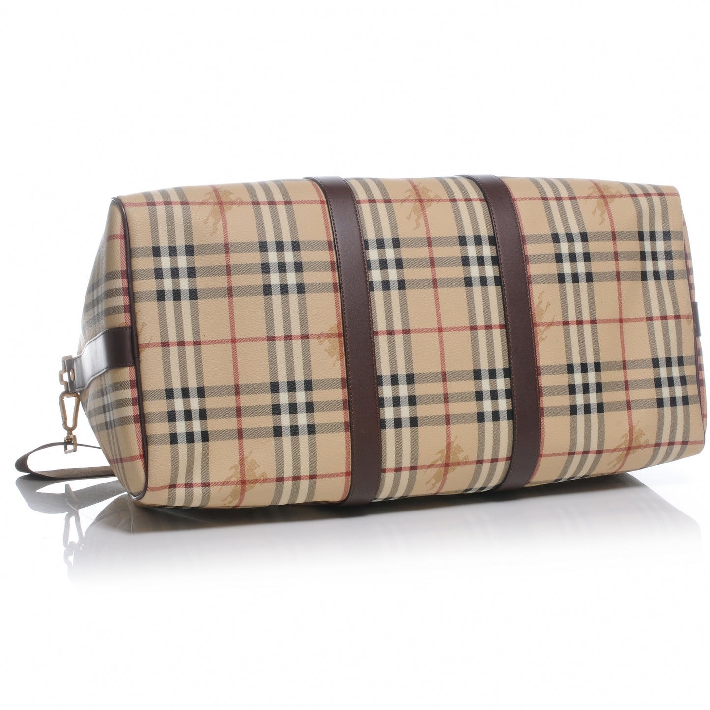 Haymarket Check Duffle Bag Brown