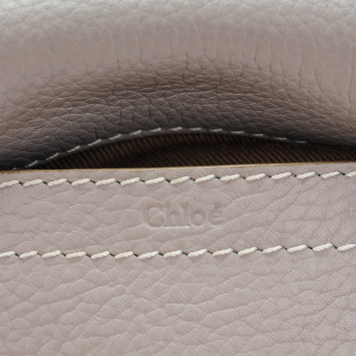 Calfskin Mini Marcie Round Crossbody Bag Cashmere Grey