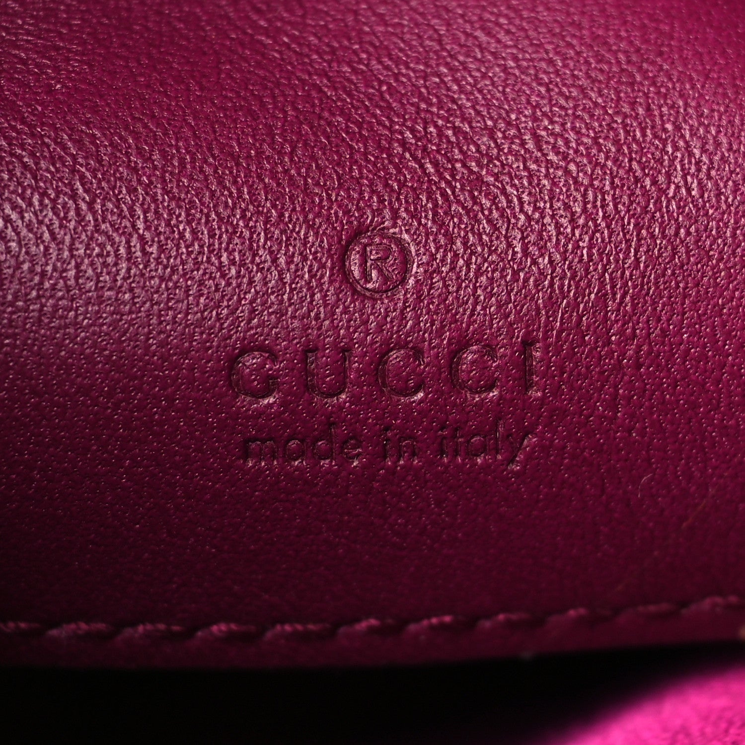 Gucci Velvet Matelasse Mini GG Marmont 2.0 Bucket Bag Fuchsia Violet Cyclamen 6 of 10