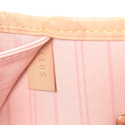 Louis Vuitton Damier Azur Neo Neverfull MM Rose Ballerine 7 of 11