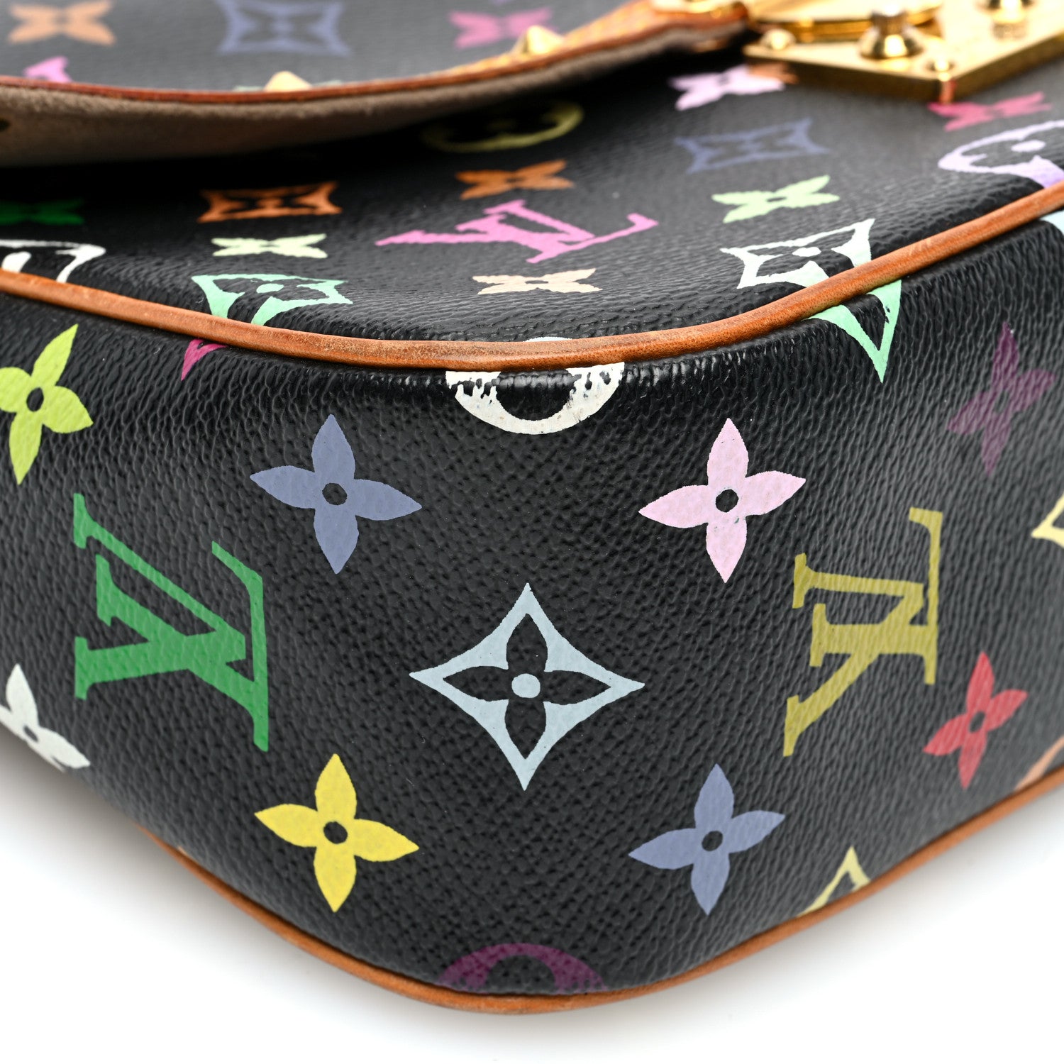 Louis Vuitton Monogram Multicolor Sologne Black 8 of 9
