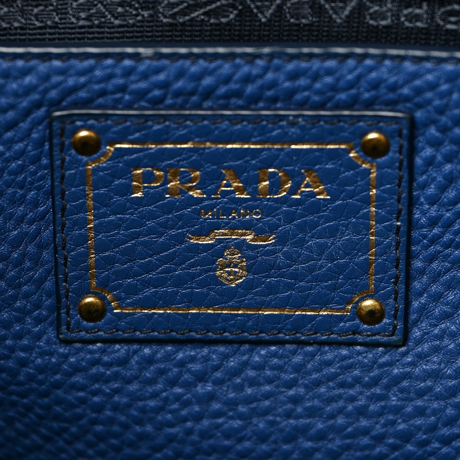Prada Vitello Daino Tote Cobalto 6 of 15