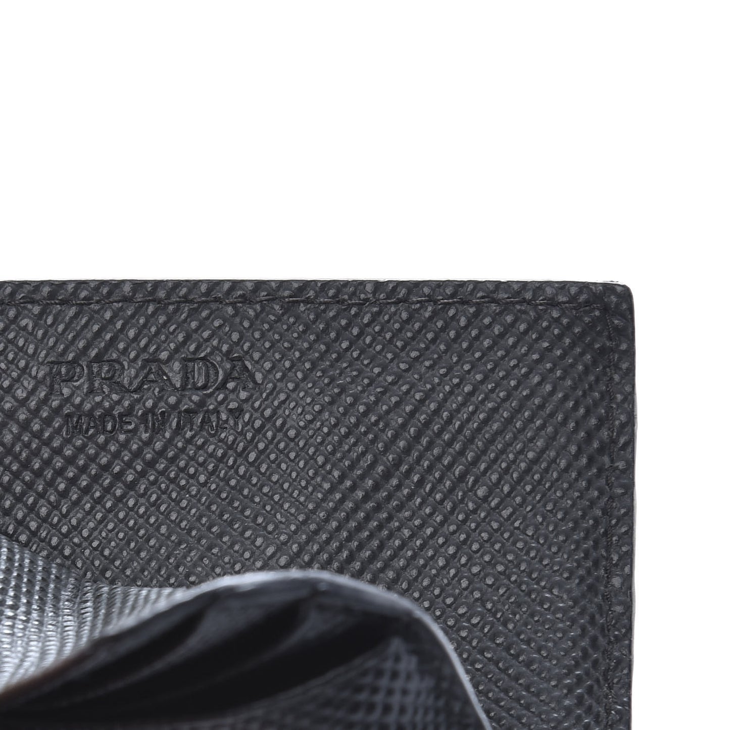 Saffiano Card Holder Black