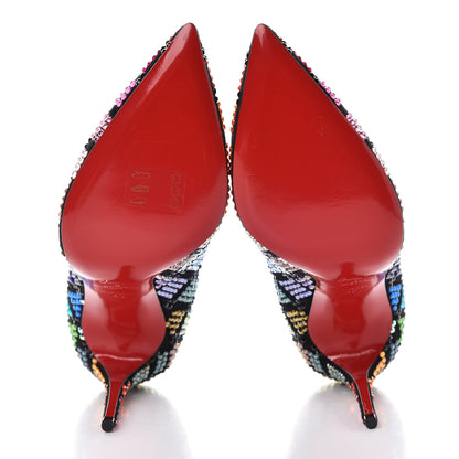 Christian Louboutin Crystal Arletta 100 Pumps 40 Black Multicolor 5 of 8