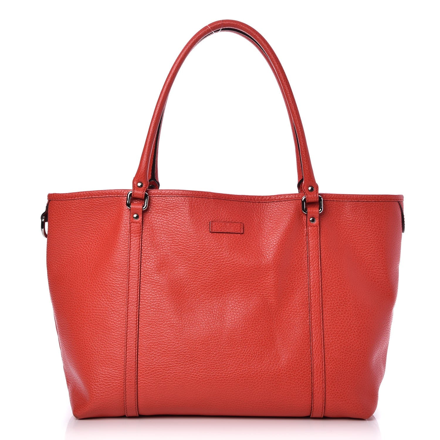 Gucci Pebbled Calfskin Medium Joy Tote Red 1 of 11