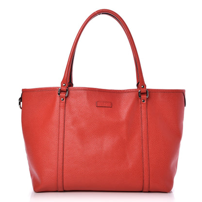 Gucci Pebbled Calfskin Medium Joy Tote Red 1 of 11