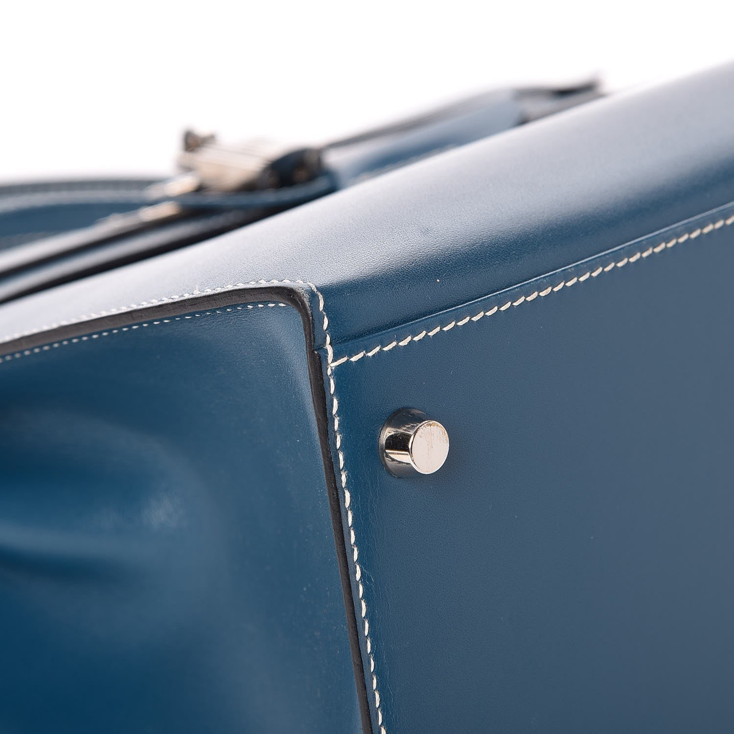 Hermes Tadelakt Kelly Sellier 32 Bleu Thalassa 33 of 33