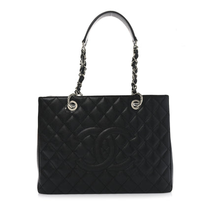 Chanel Caviar Quilted Grand Shopping Tote GST Black 1 of 10