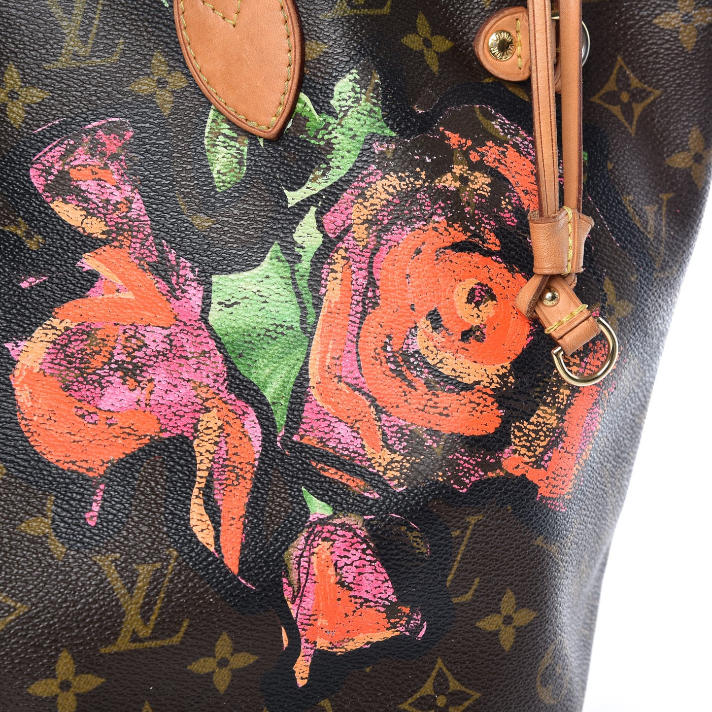 Monogram Roses Neverfull MM
