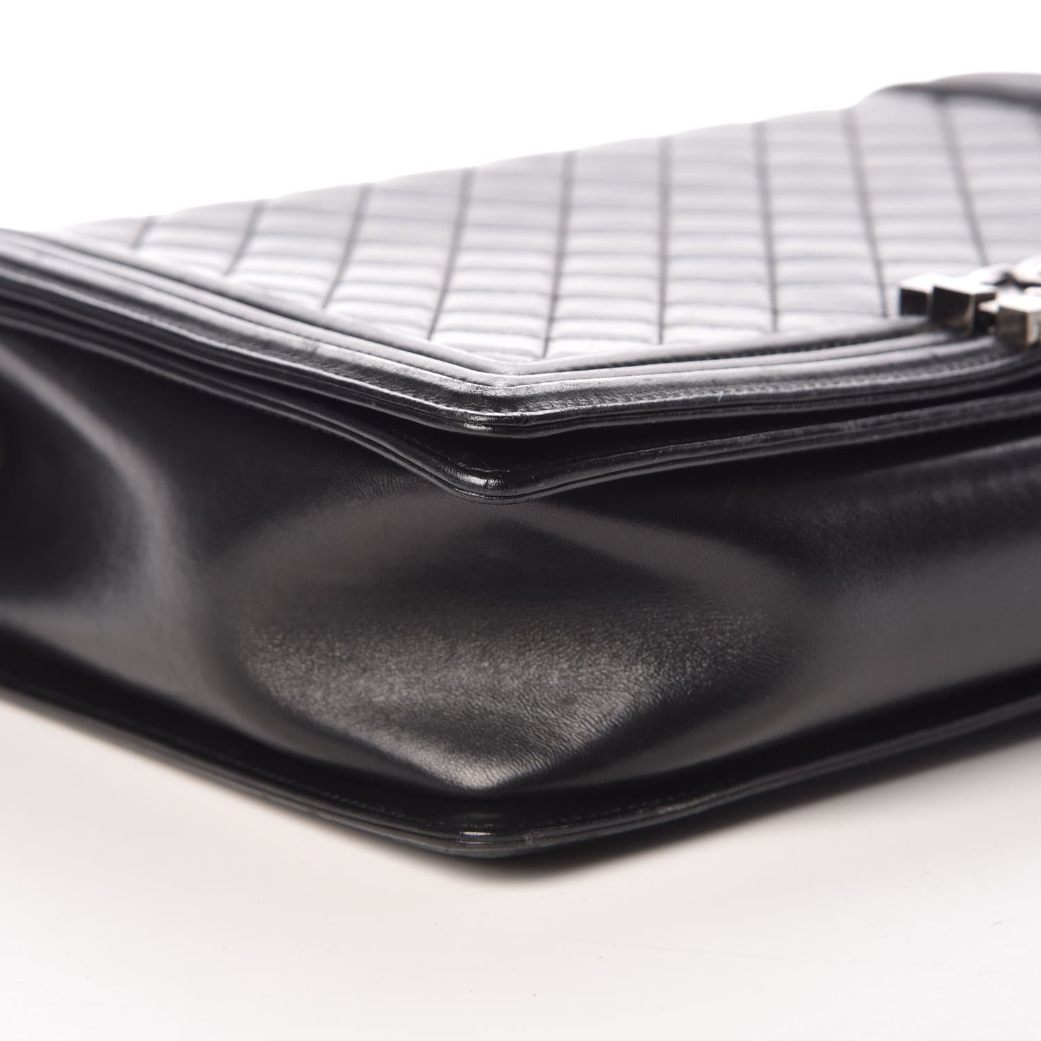 Chanel Lambskin Quilted Large Boy Flap Black 5 of 9
