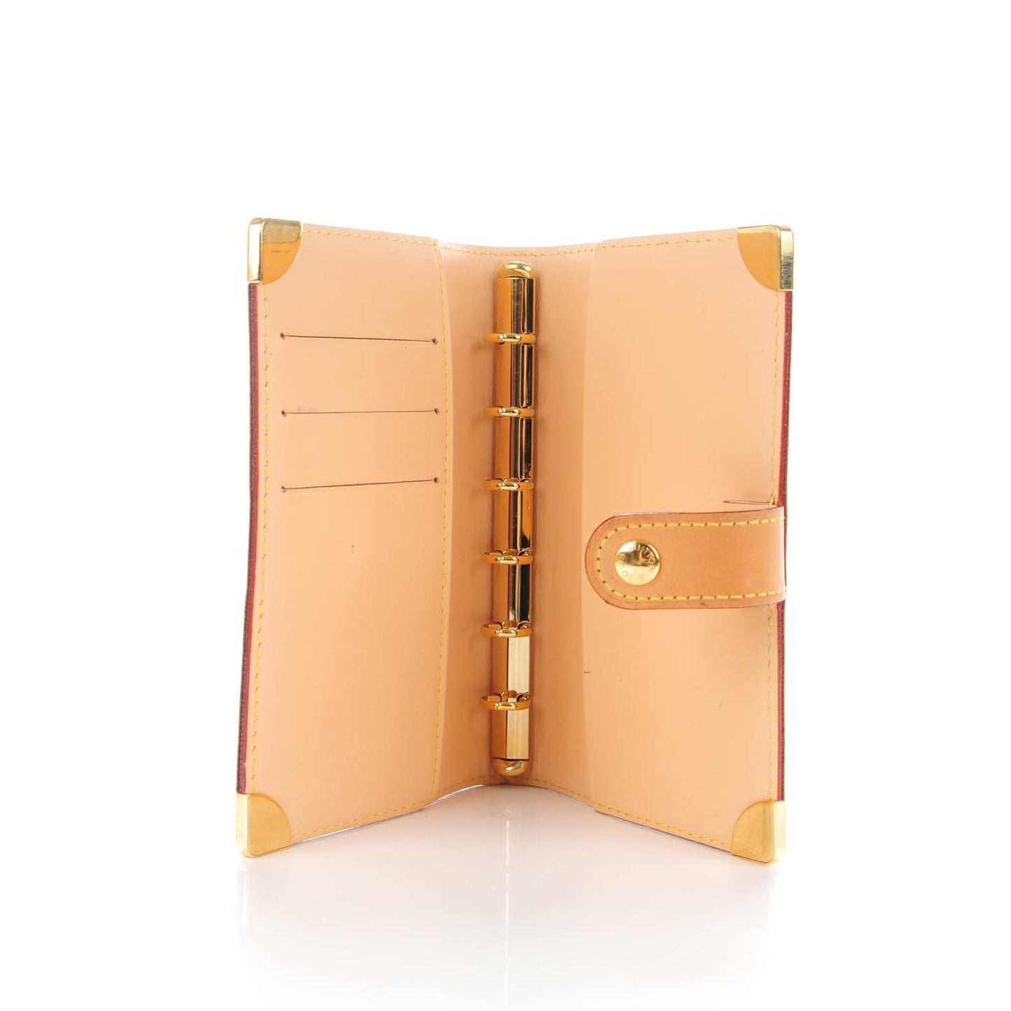 Monogram Multicolor Small Ring Agenda Cover Black