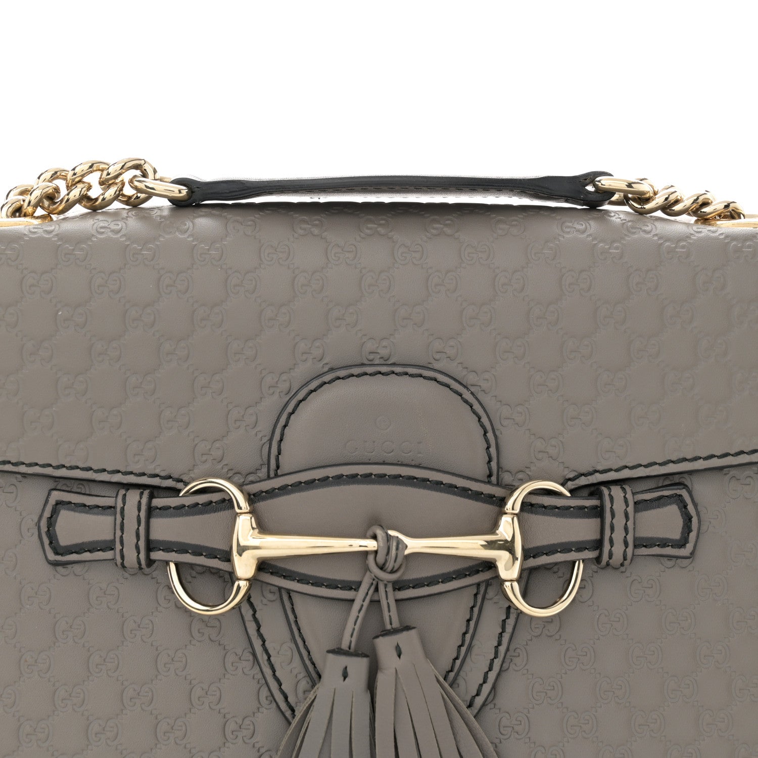 Gucci Soft Microguccissima Medium Emily Chain Shoulder Bag Loess 8 of 11
