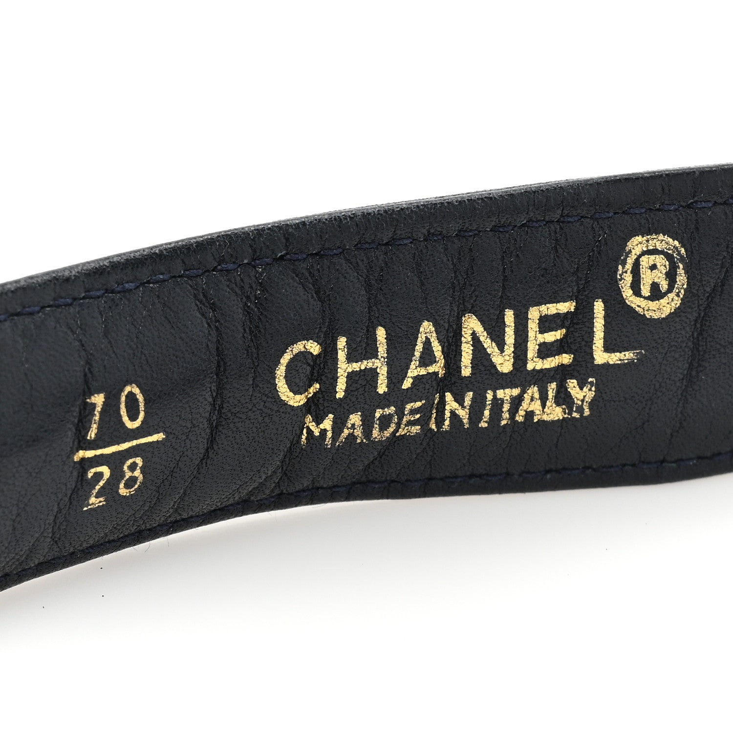 Chanel Lambskin Quilted Flap Waist Belt Bag 70 28 Navy 9 of 17