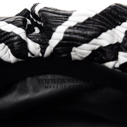 Bottega Veneta Nappa Zebra Print The Pouch Chain White Black 8 of 11