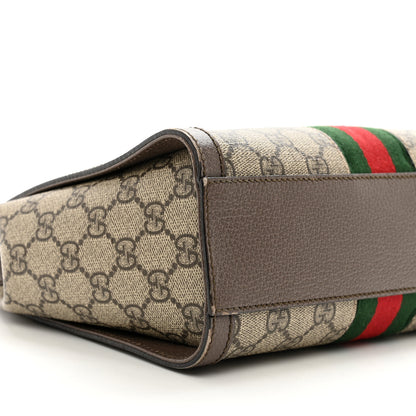 Gucci GG Supreme Monogram Small Ophidia Tote Bag Brown 9 of 11