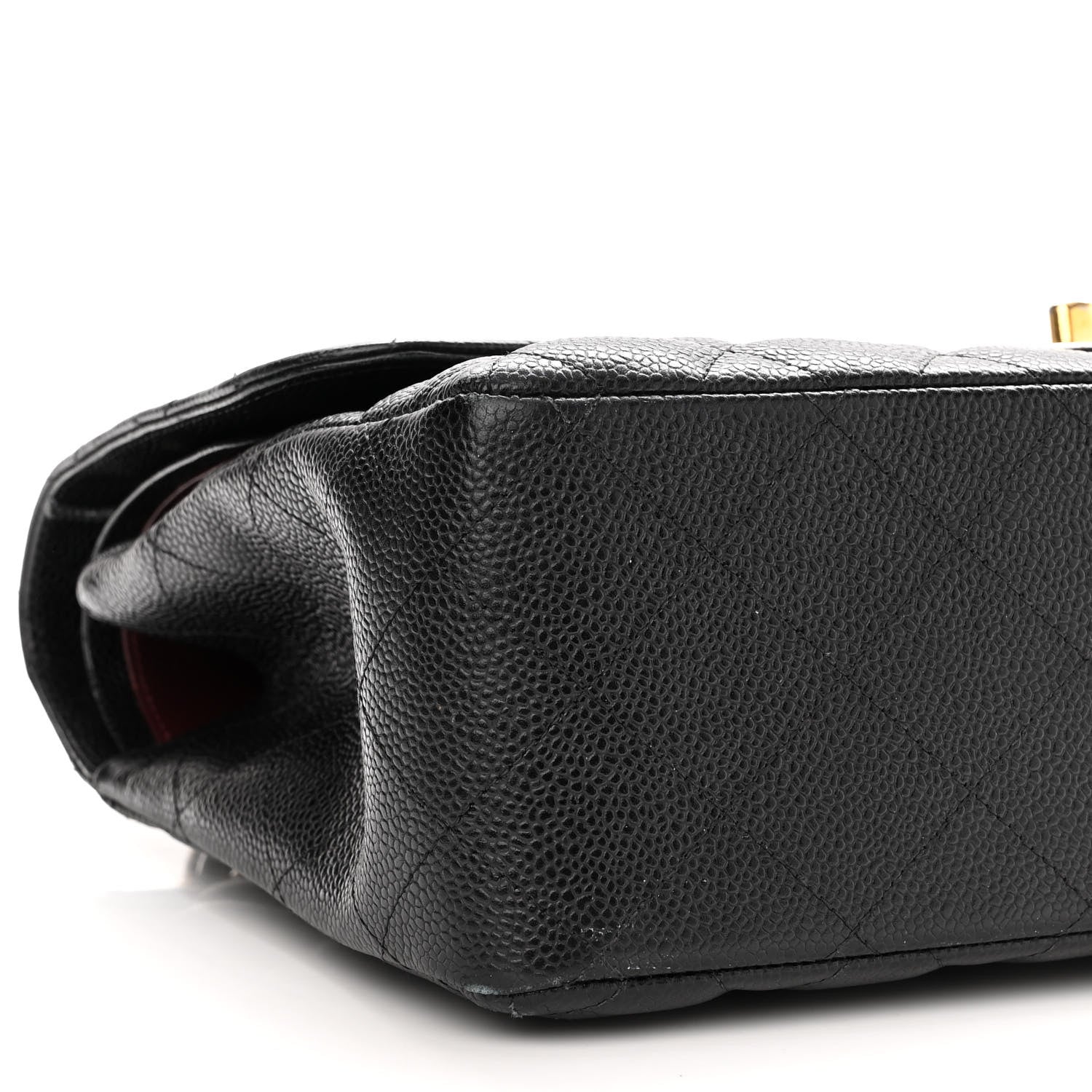 Chanel Caviar Quilted Jumbo Double Flap Black 8 of 12