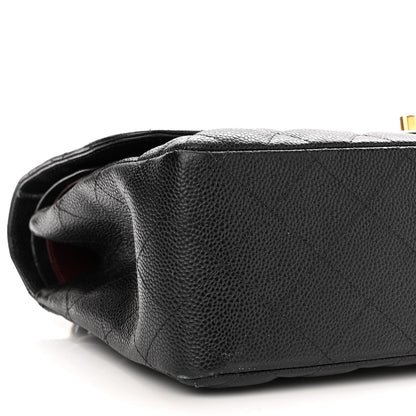 Chanel Caviar Quilted Jumbo Double Flap Black 8 of 12