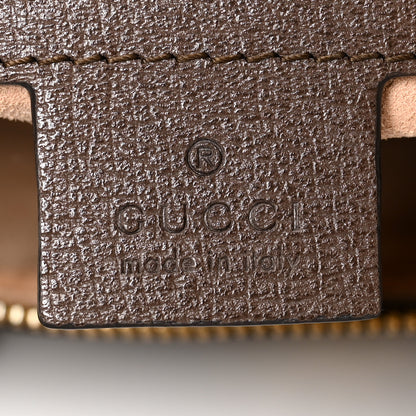 Gucci GG Supreme Monogram Web Medium Ophidia Boston Brown 6 of 10