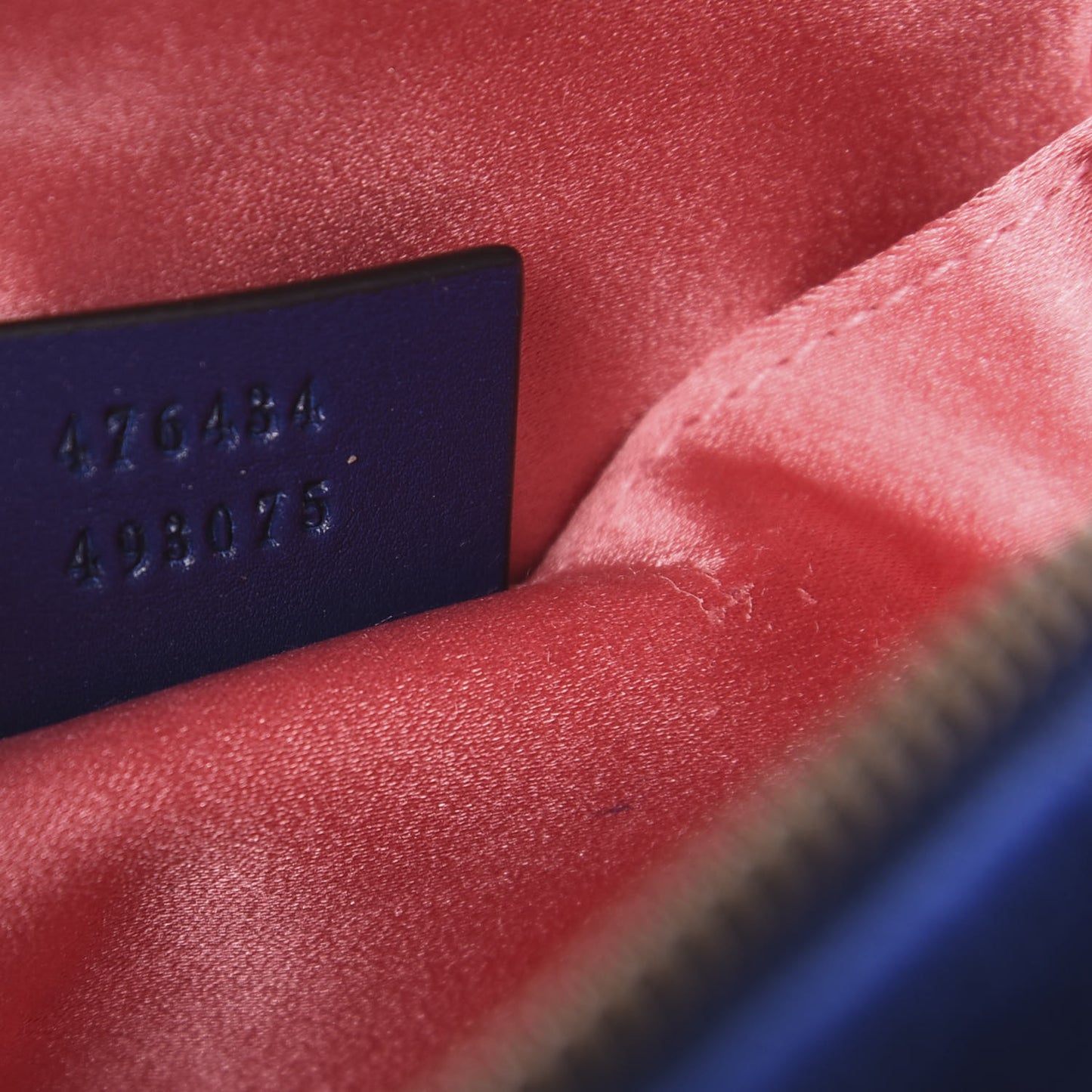 Velvet Matelasse GG Marmont Belt Bag 75 30 Cobalt Blue