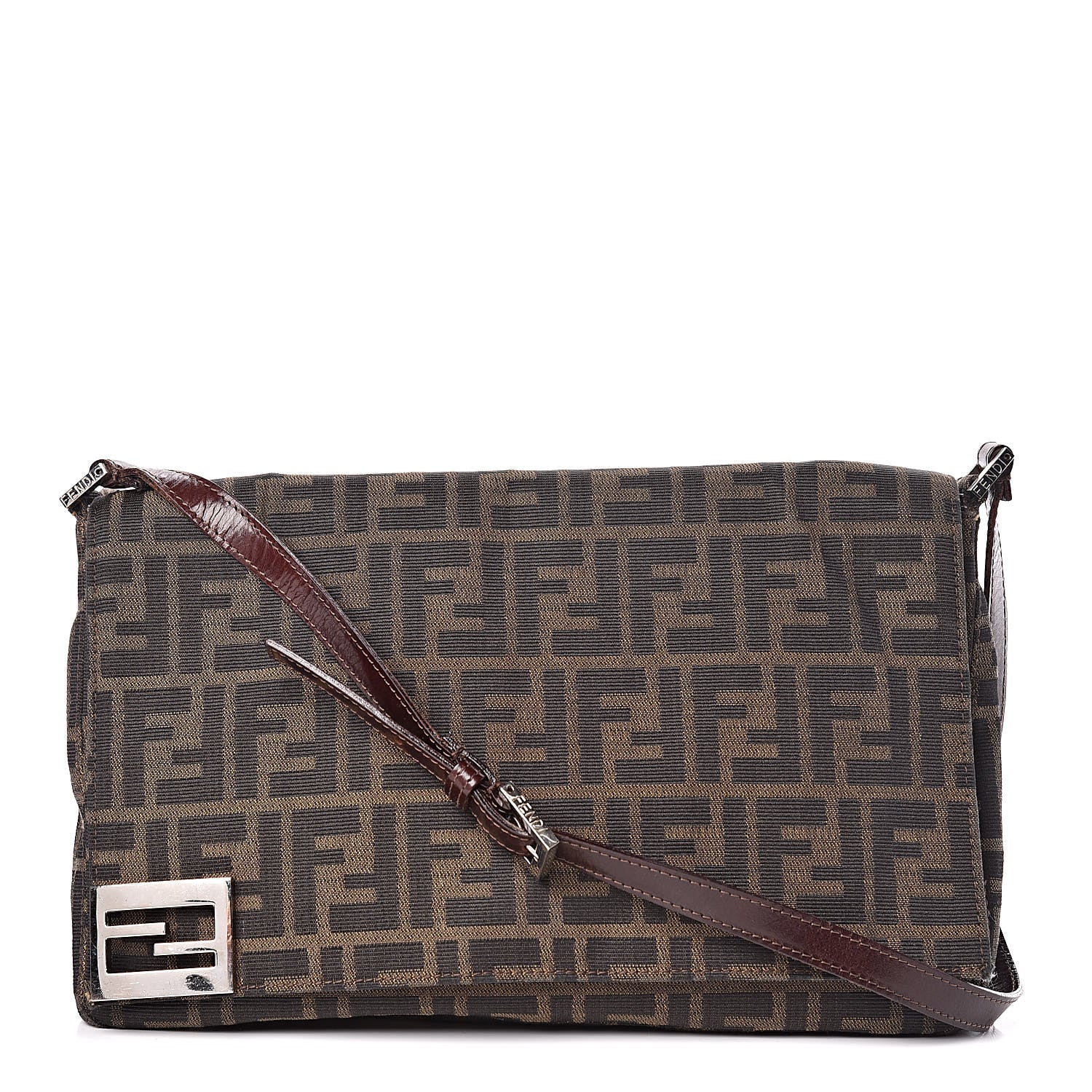 Fendi Zucca Shoulder Bag Tobacco 1 of 20
