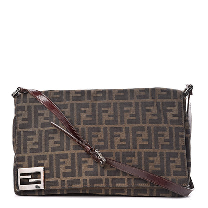 Fendi Zucca Shoulder Bag Tobacco 1 of 20