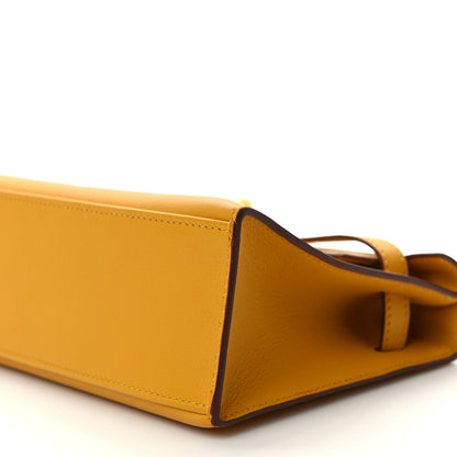 Hermes Swift Kelly Pochette Clutch Jaune Ambre 10 of 15