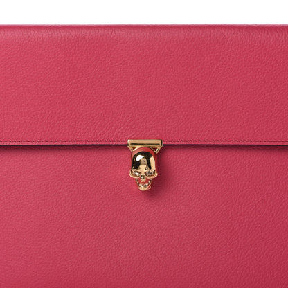 Alexander McQueen Calfskin Skull Envelope Clutch Fuchsia 9 of 9