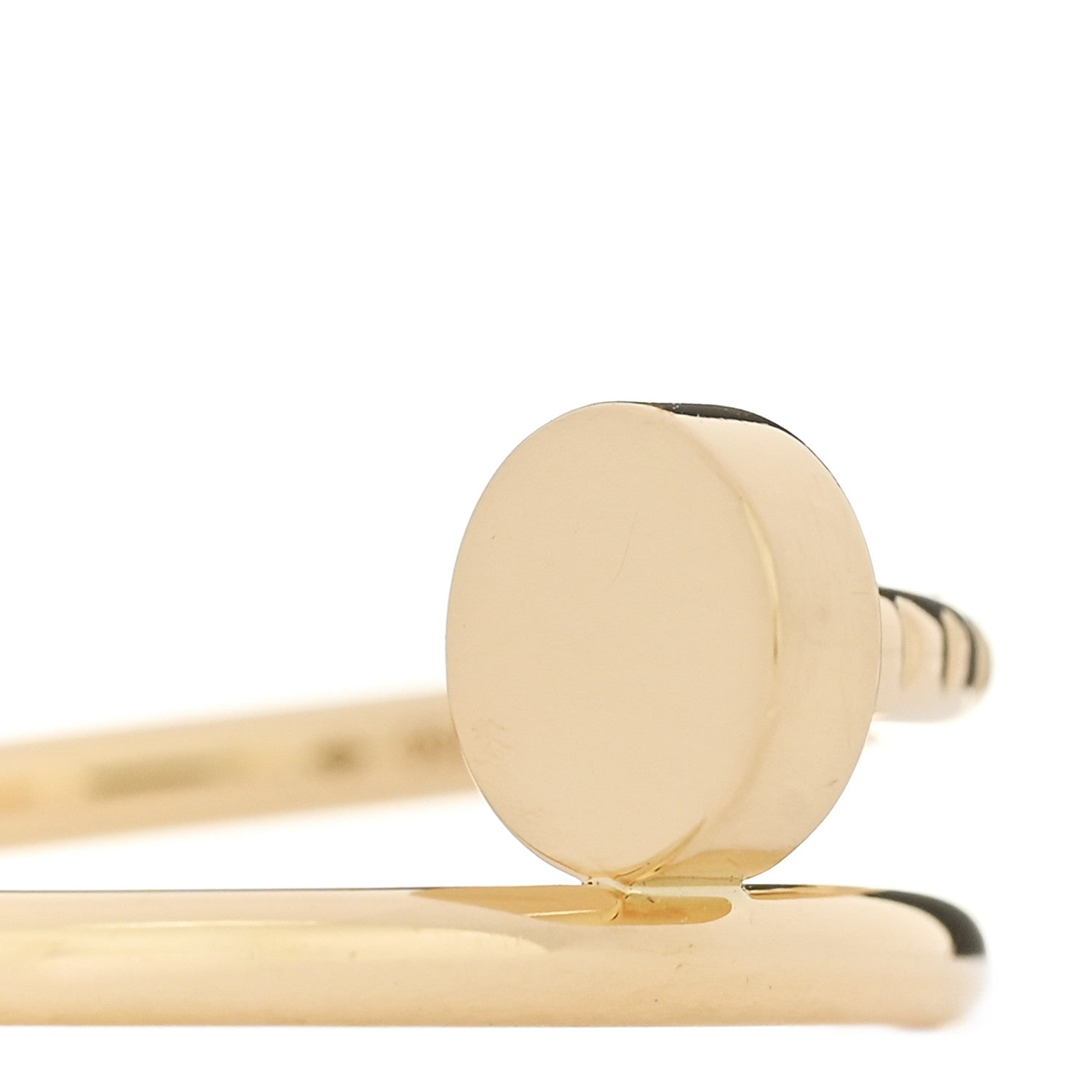 Cartier 18K Yellow Gold Small Juste Un Clou Ring 54 7 4 of 6