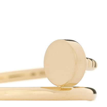 Cartier 18K Yellow Gold Small Juste Un Clou Ring 54 7 4 of 6
