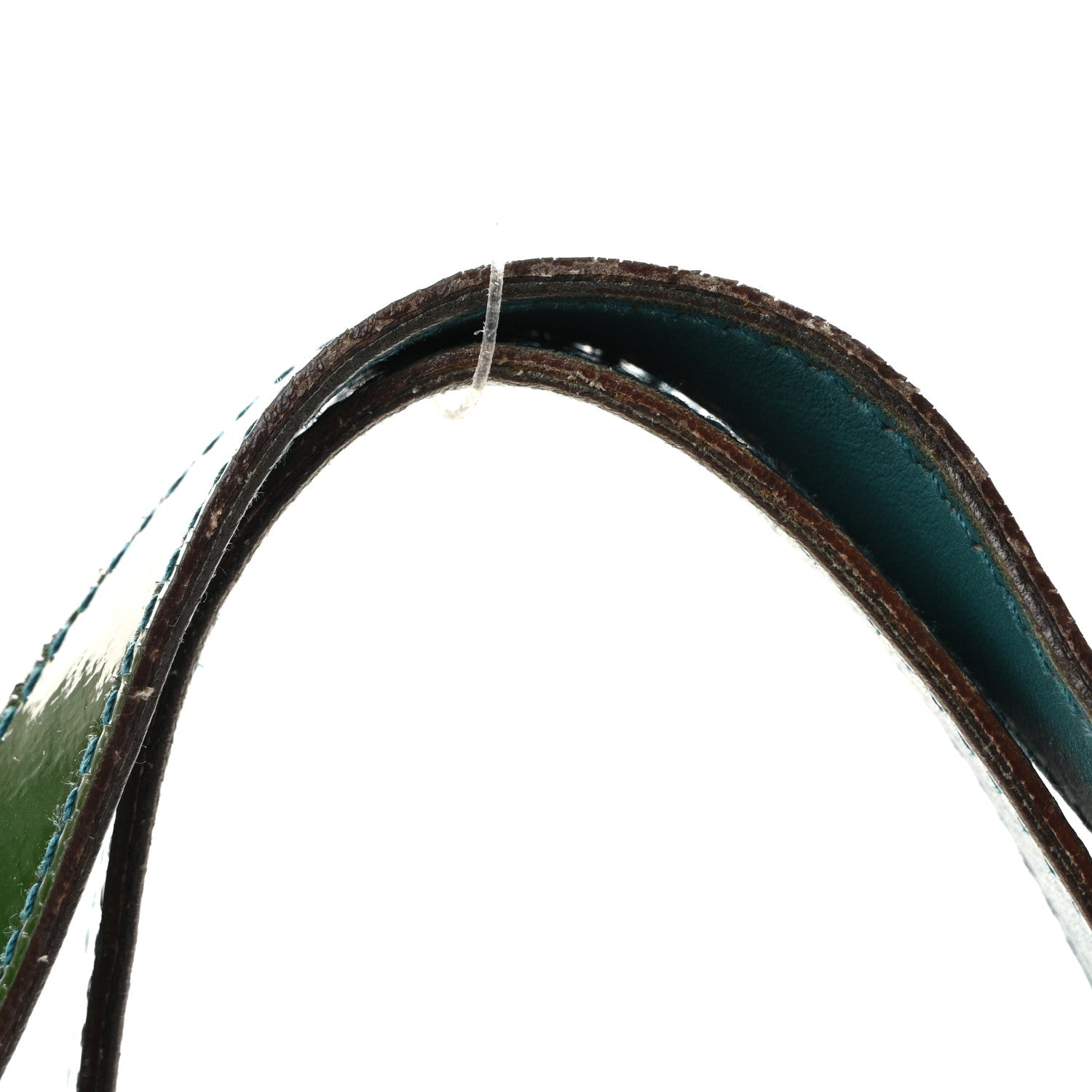 Gucci Monogram Patent Medium Abbey Shoulder Bag Blue 11 of 13