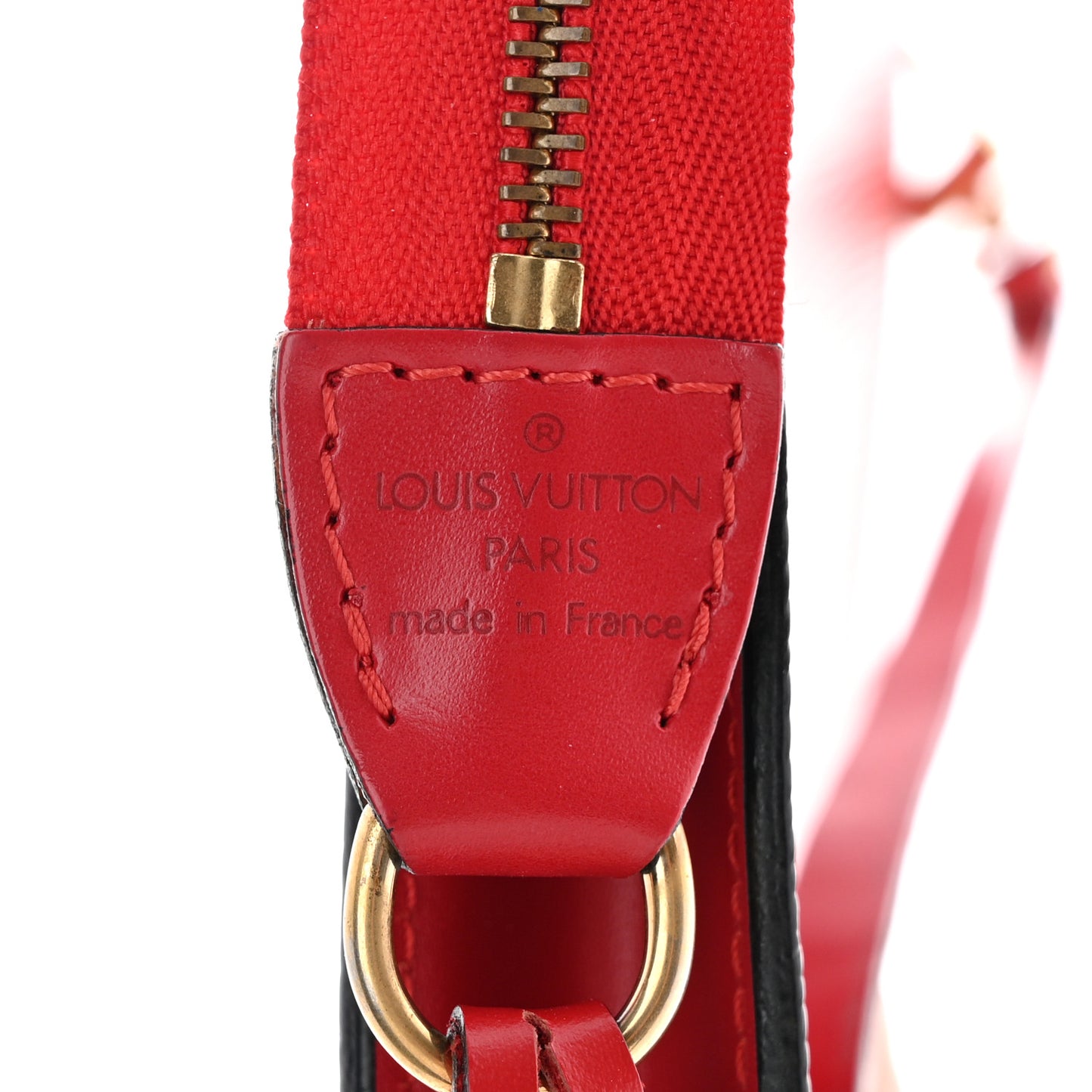Epi Pochette Accessories 21 Castillan Red