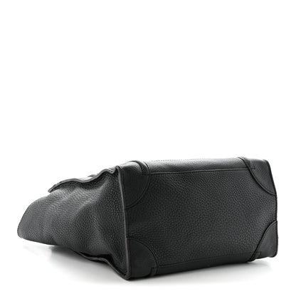 Celine Pebbled Calfskin Mini Luggage Anthracite 3 of 8