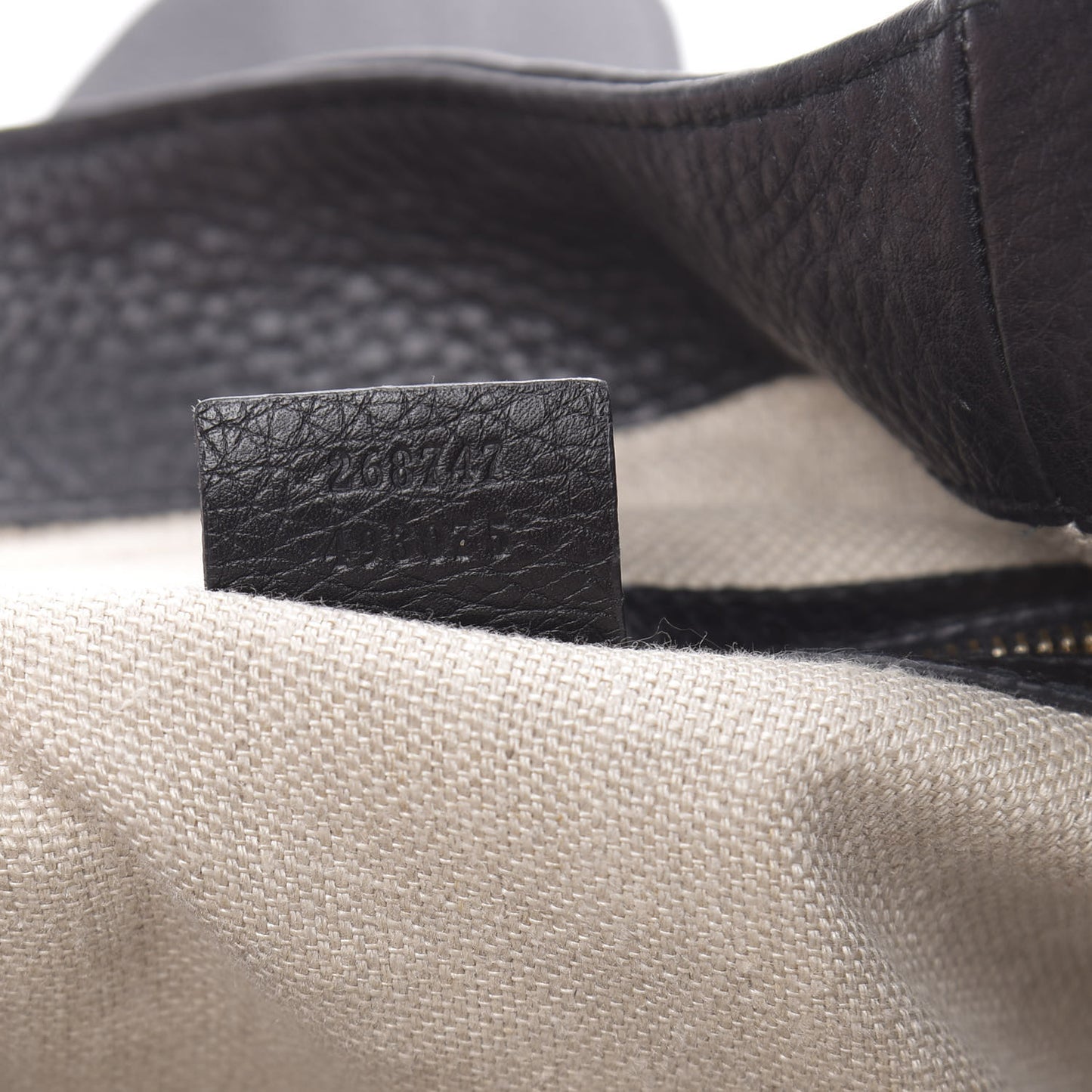 Pebbled Calfskin Medium Greenwich Shoulder Bag Black