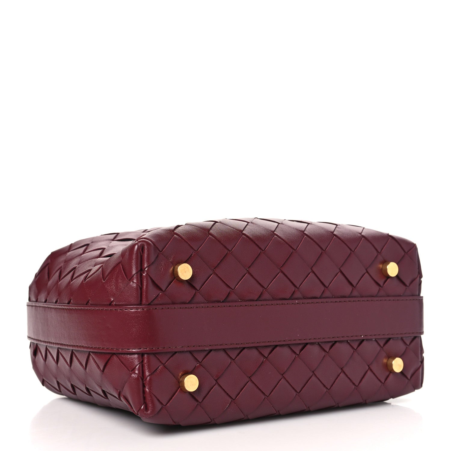 Bottega Veneta Calfskin Nappa Intrecciato Mini Wallace Barolo 4 of 11