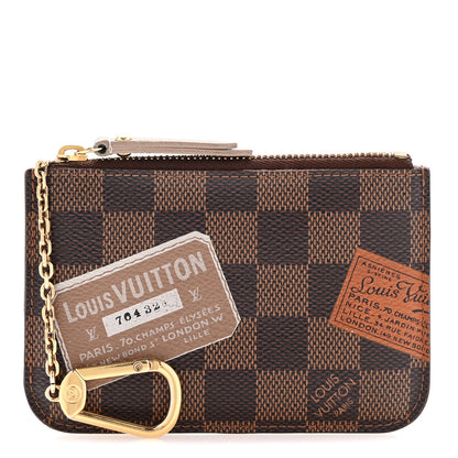 Louis Vuitton Damier Ebene Trunks and Bags Key Pouch 1 of 12