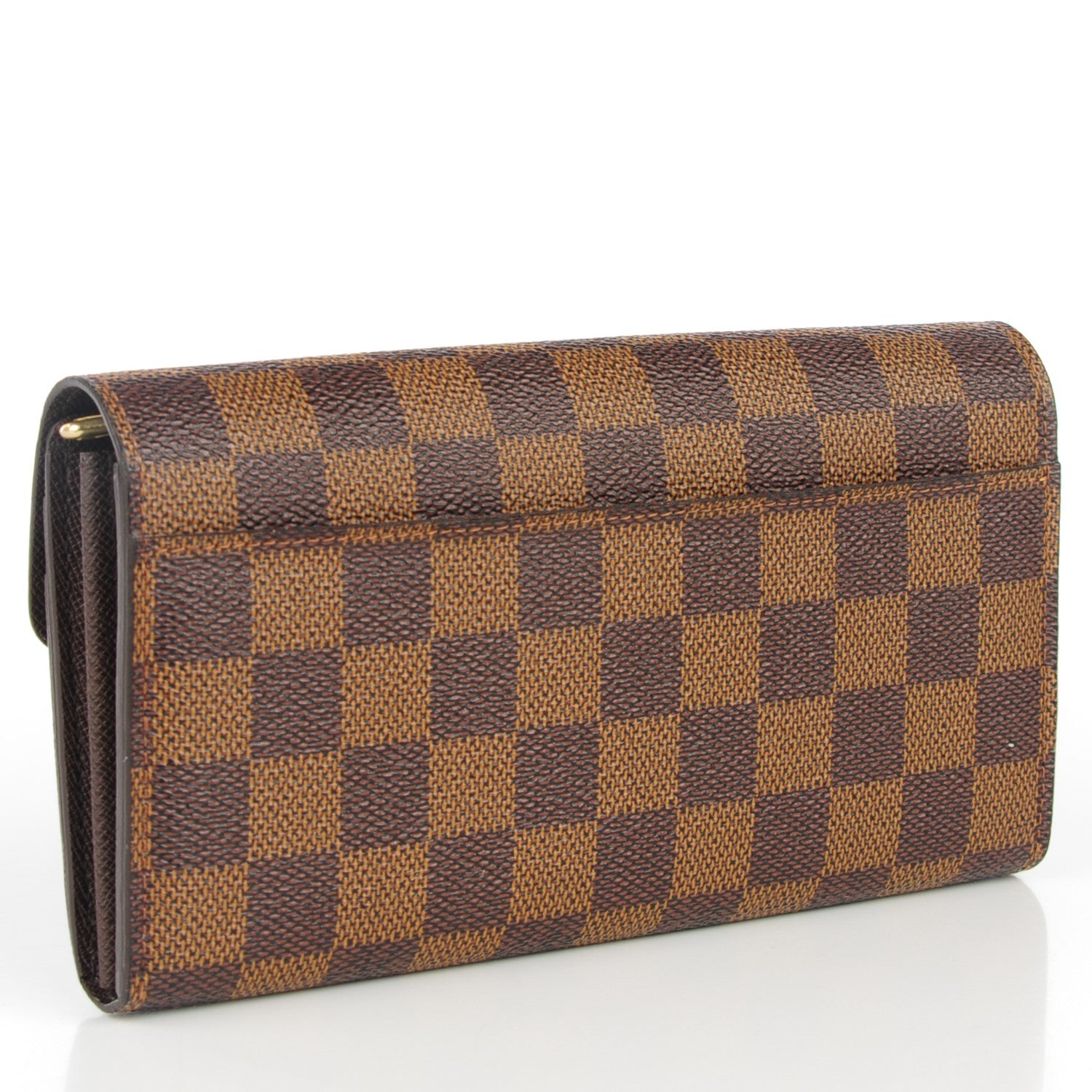 Louis Vuitton Damier Ebene Sarah Wallet NM 3 of 9