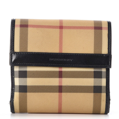 Burberry House Check Compact Wallet Black 1 of 12